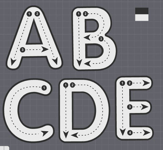 *NIEUW: TRACEERBARE LETTERS*